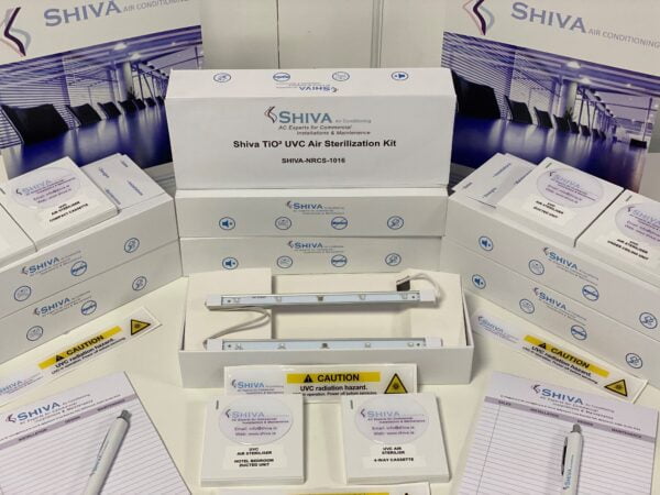 Shiva UVC led TiO2 air sterilisation kit